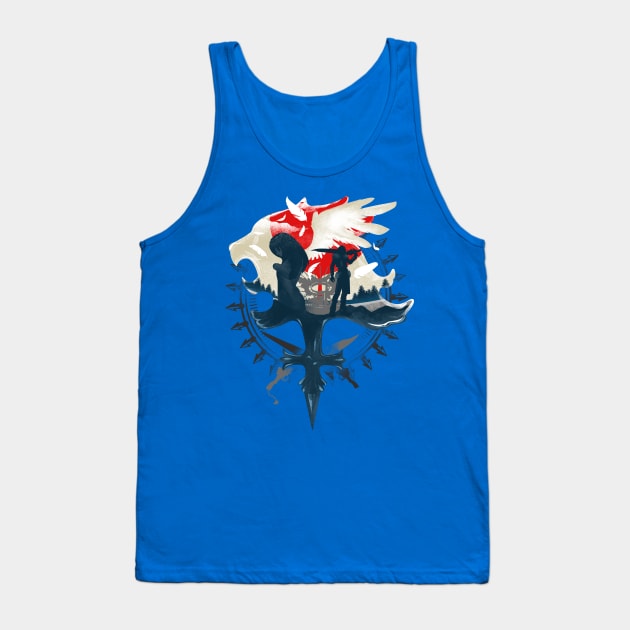 Gunblades and Angels Tank Top by HyperTwenty